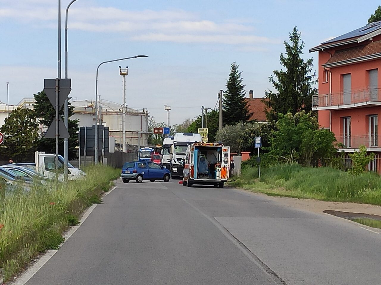 Incidente tra Rho e Pregnana: coinvolto un ragazzo