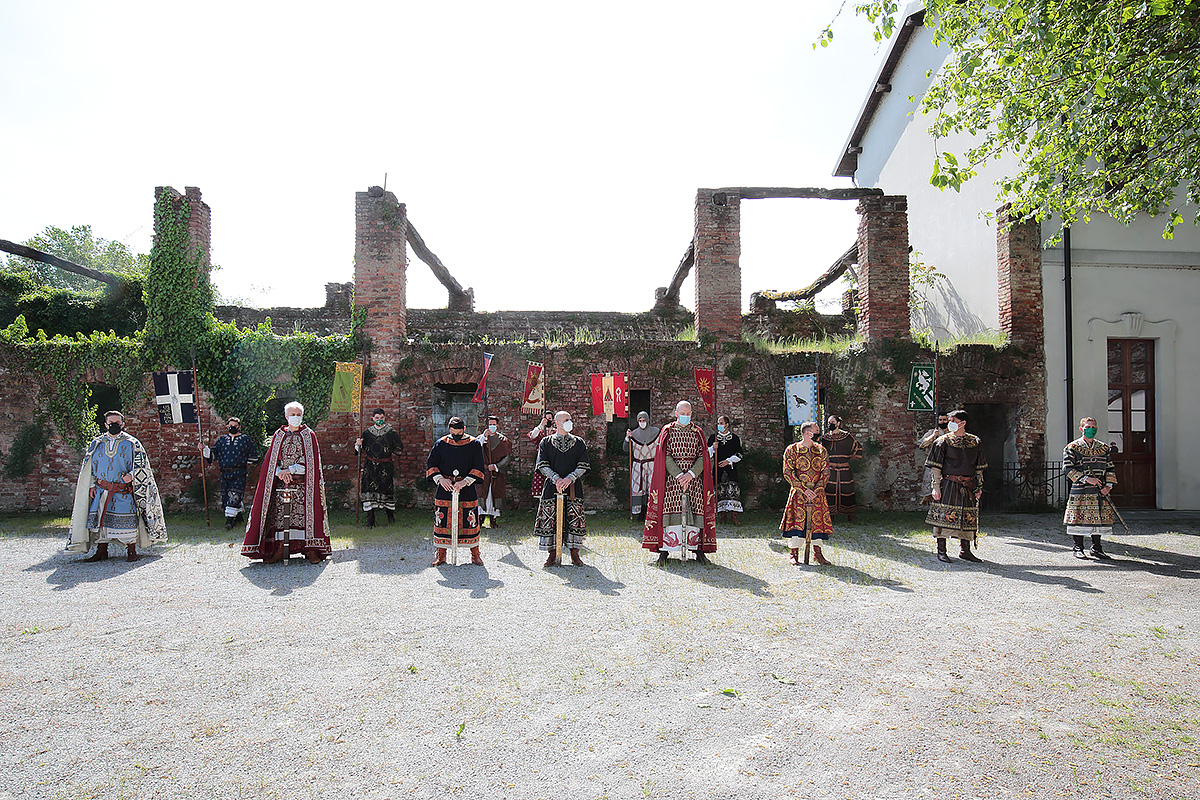 Palio di Legnano, girato al Castello un video destinato alle scuole