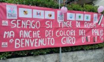 Senago, colorata di rosa, aspetta la partenza del Giro d'Italia