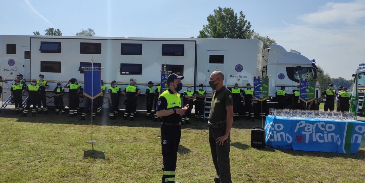 Un nuovo semirimorchio per il gruppo di Protezione Civile del Parco del Ticino