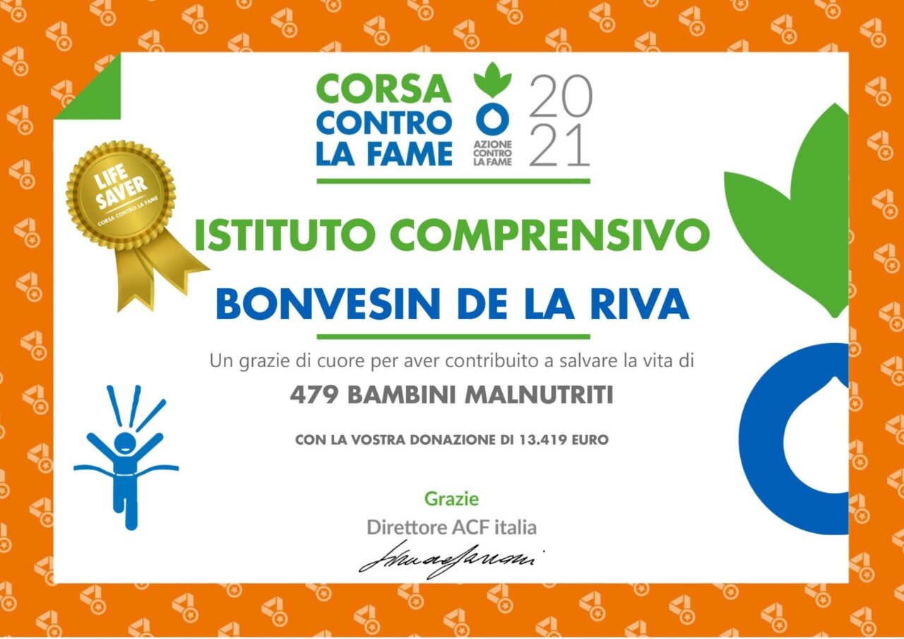 Corsa contro la fame: gli studenti delle Bonvesin hanno contribuito a salvare 479 bambini malnutriti