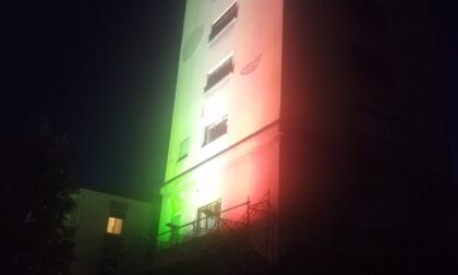 Rho Soccorso illumina la sua sede con i colori della bandiera italiana