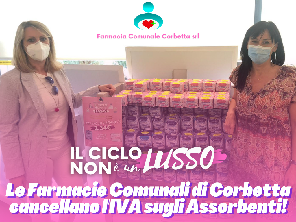 Via l’Iva al 22% su assorbenti e salvaslip