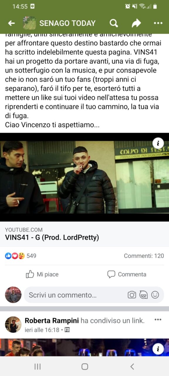 Non ce l’ha fatta Vincenzo, vittima del sinistro fatale a bordo dello scooter