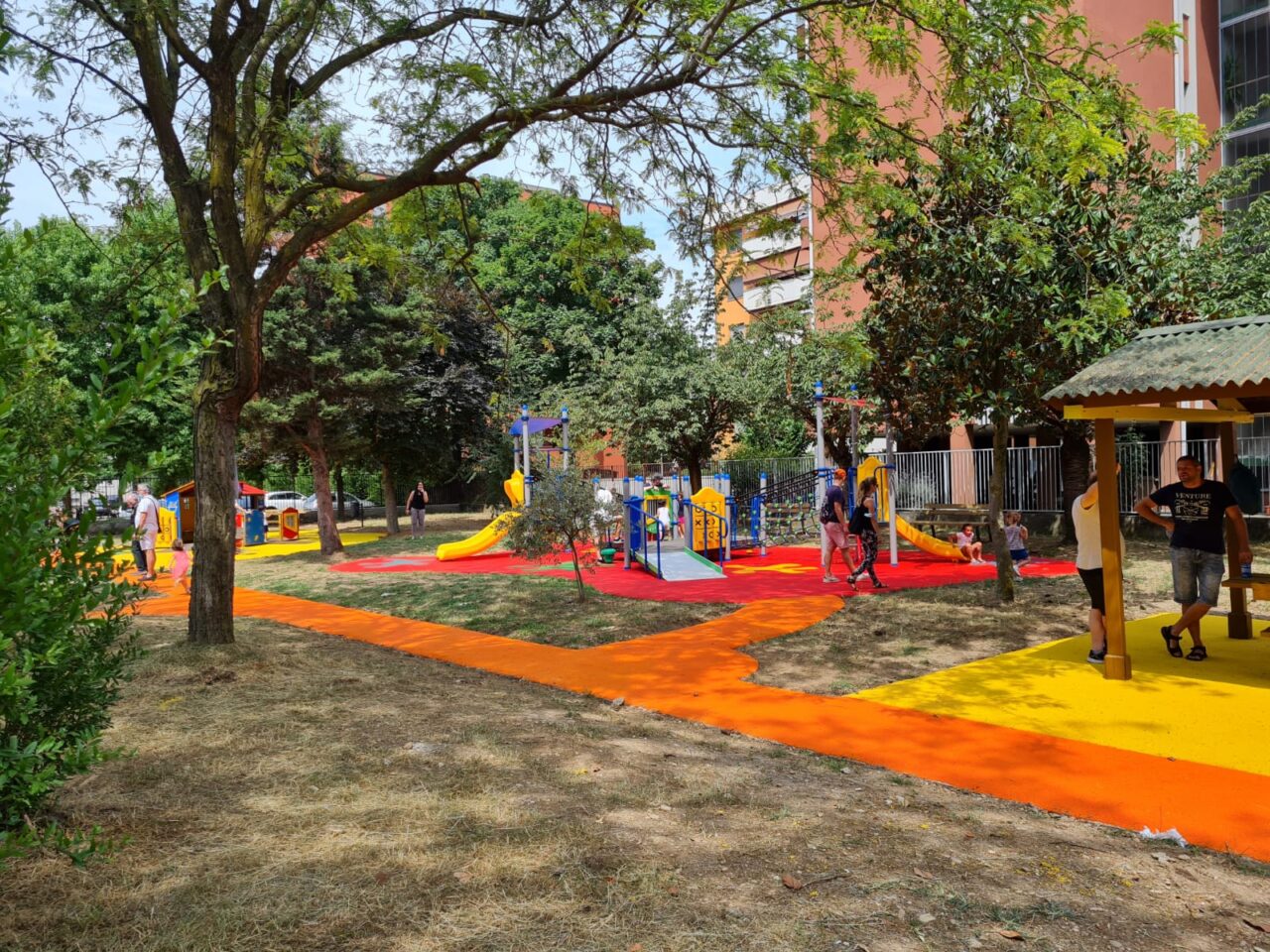 Il parco giochi si rinnova e diventa inclusivo