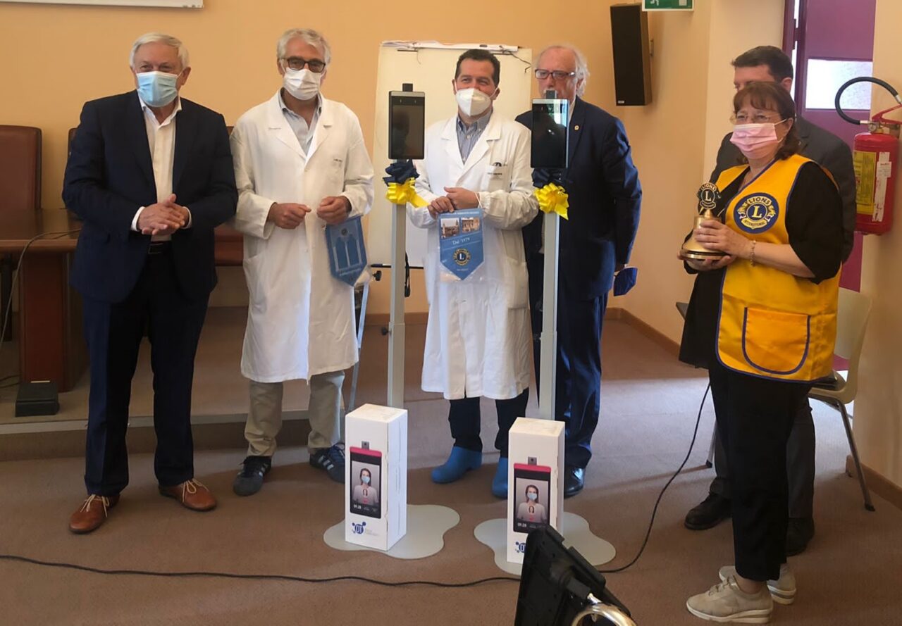 Il Lions dona monitor e termoscanner all’ospedale
