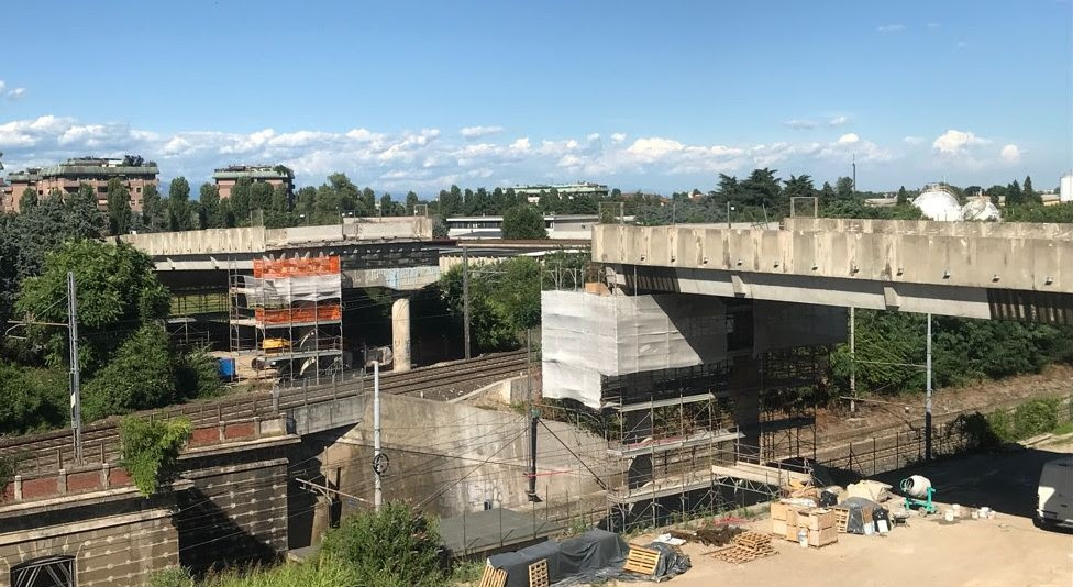 Arrivano le travi per il Ponte di Mazzo