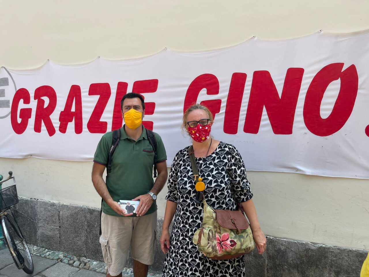 Il sindaco Radice a Casa Emergency per portare il saluto di Legnano a Gino Strada