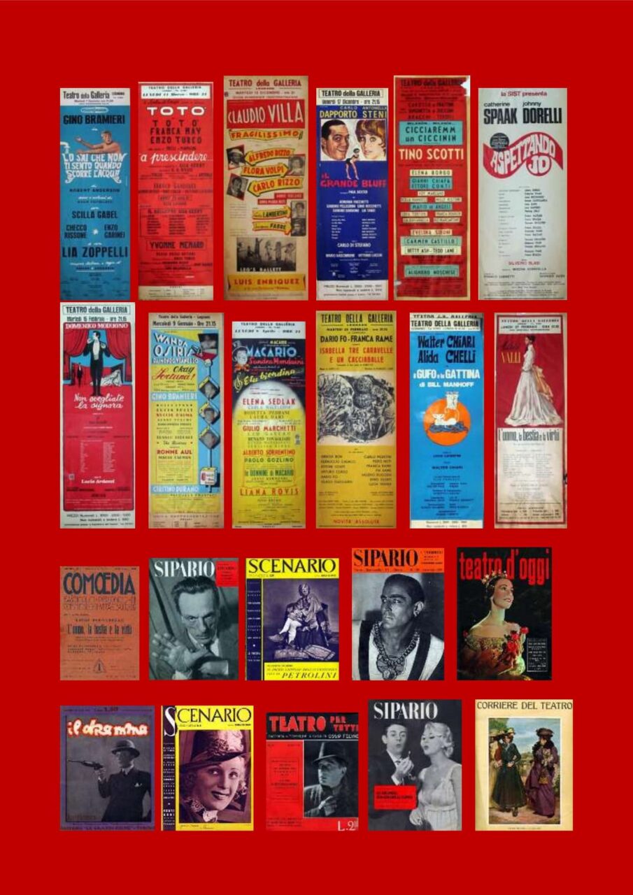 “Teatro del ‘900”, in mostra programmi di sala, locandine e riviste