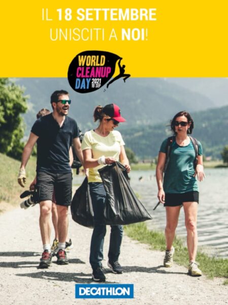 World Cleanup Day in Piazza Portello con Decathlon