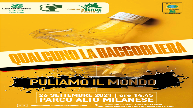 Il Parco Alto Milanese è in prima fila per l’iniziativa: Puliamo il Mondo