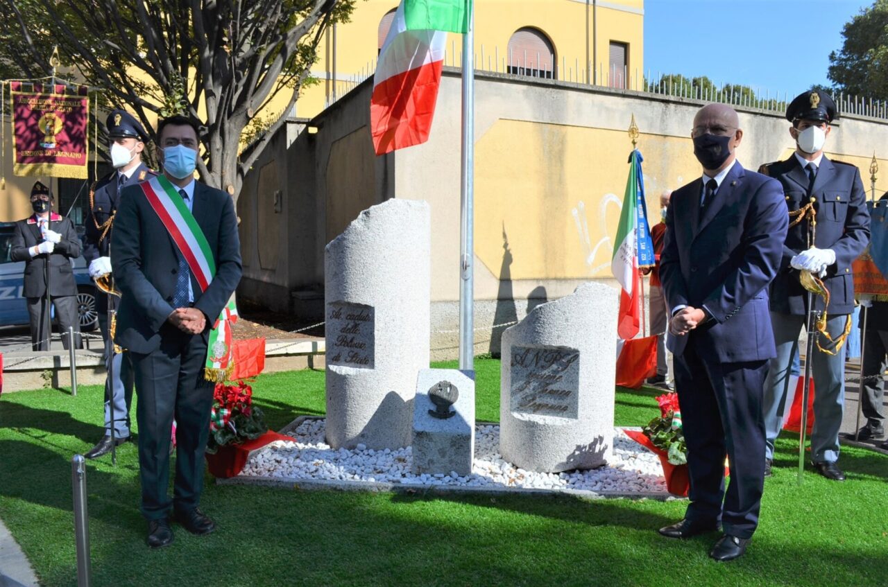 Vittime del dovere, inaugurato il monumento ai Caduti della Polizia