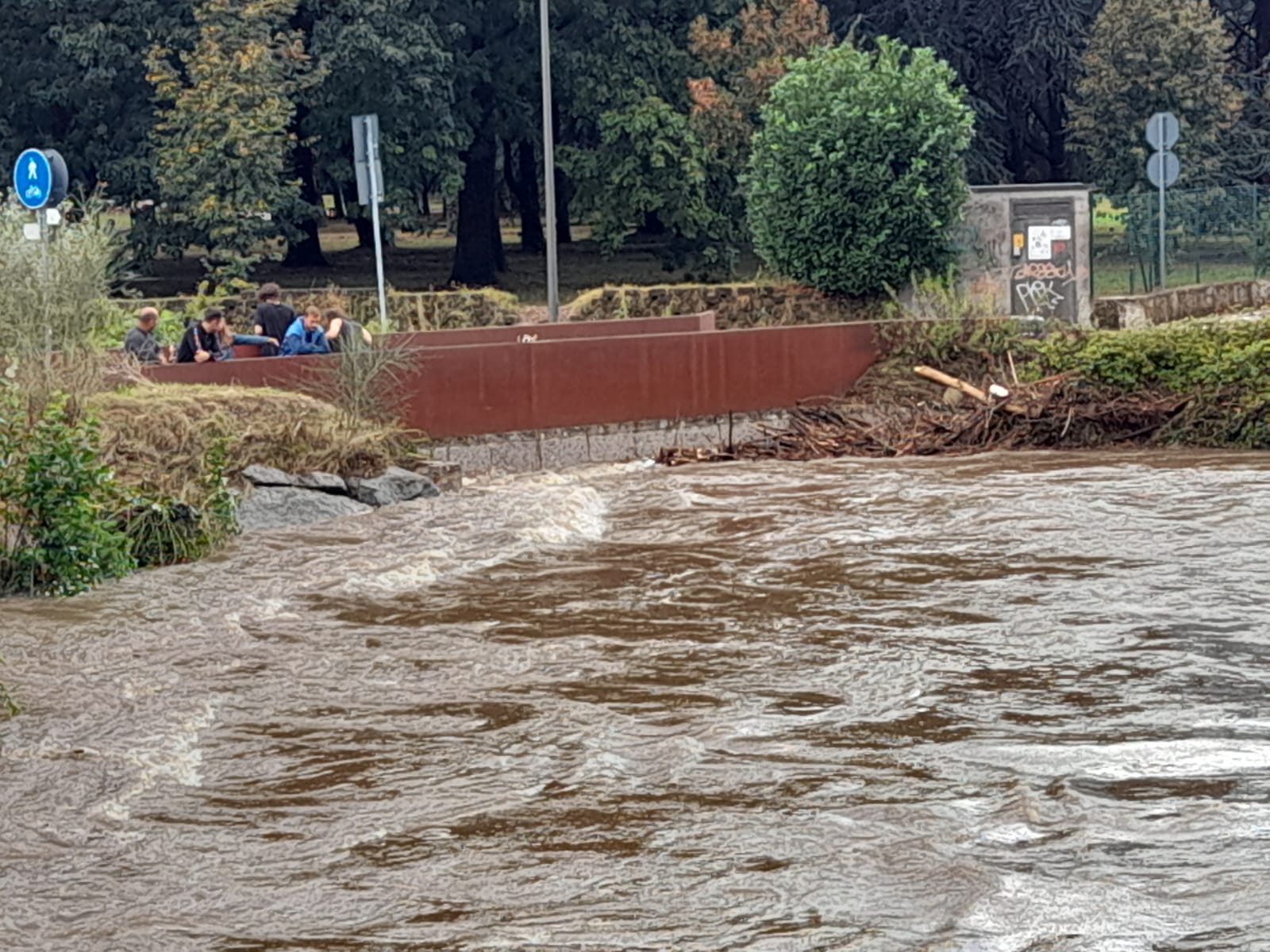 legnano ponte olona maltempo allagamenti cantine viale toselli vigili del fuoco protezione civile