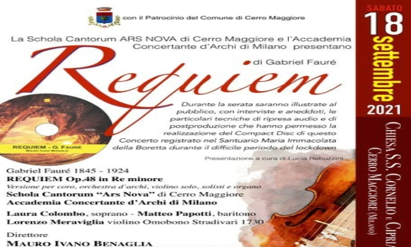 Cerro Maggiore in concerto con Gabriel Faurè