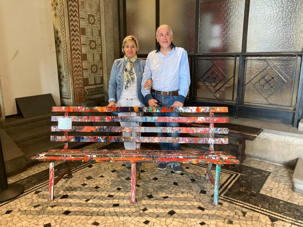 Finisce il tour della Panchina Artistica