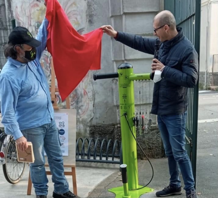 Inaugurata la prima colonnina del progetto “SoS Bike”