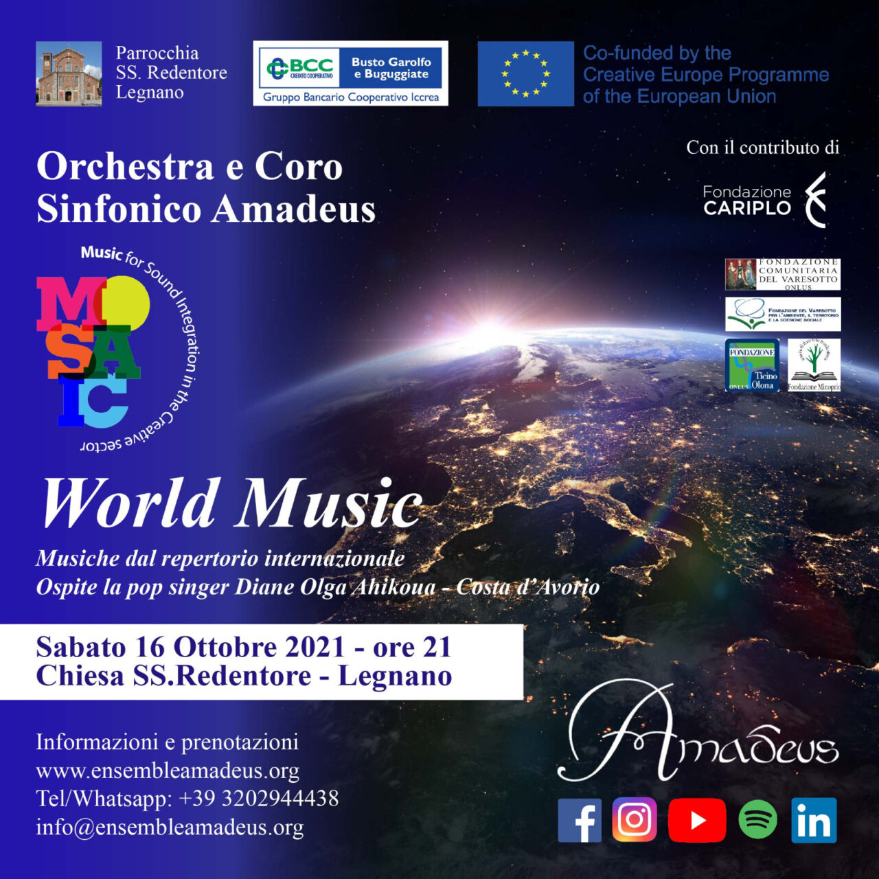 World Music Festival 2021 di Amadeus: un grande successo