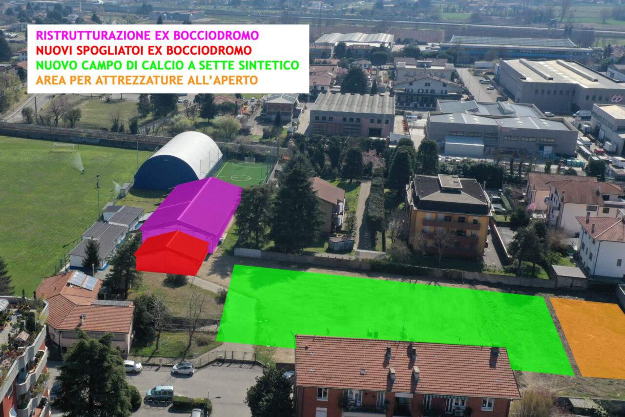 Centro sportivo, addio alla bocciofila