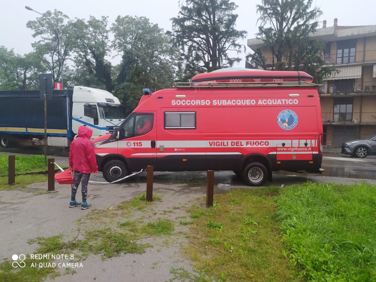 Vigili del fuoco sull’Olona: dispersa una persona