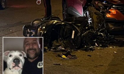 Drammatico scontro tra un'auto e una moto: muore centauro 46enne