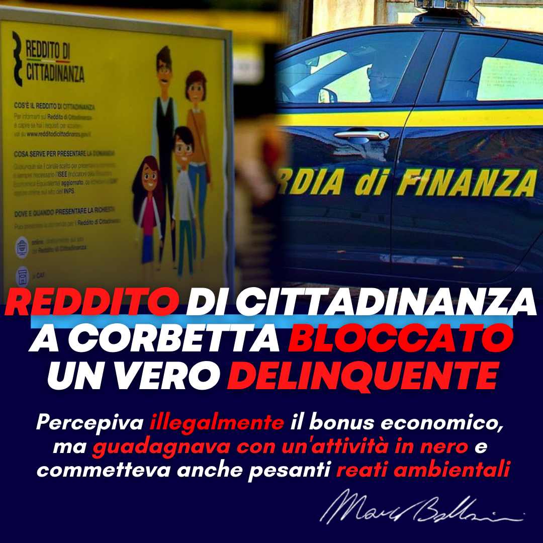 Lavorava in nero e percepiva il reddito di cittadinanza: denunciato