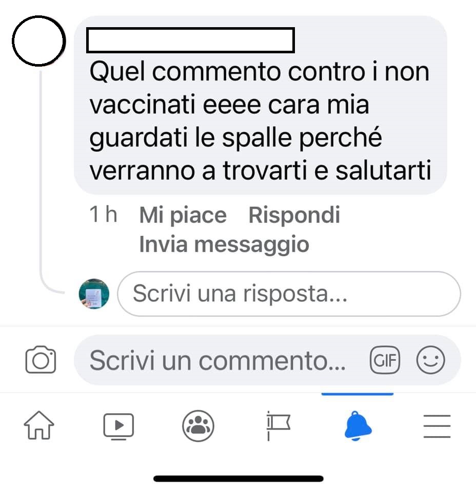 Infermiera minacciata dai no vax: scatta la denuncia alla Polizia Postale