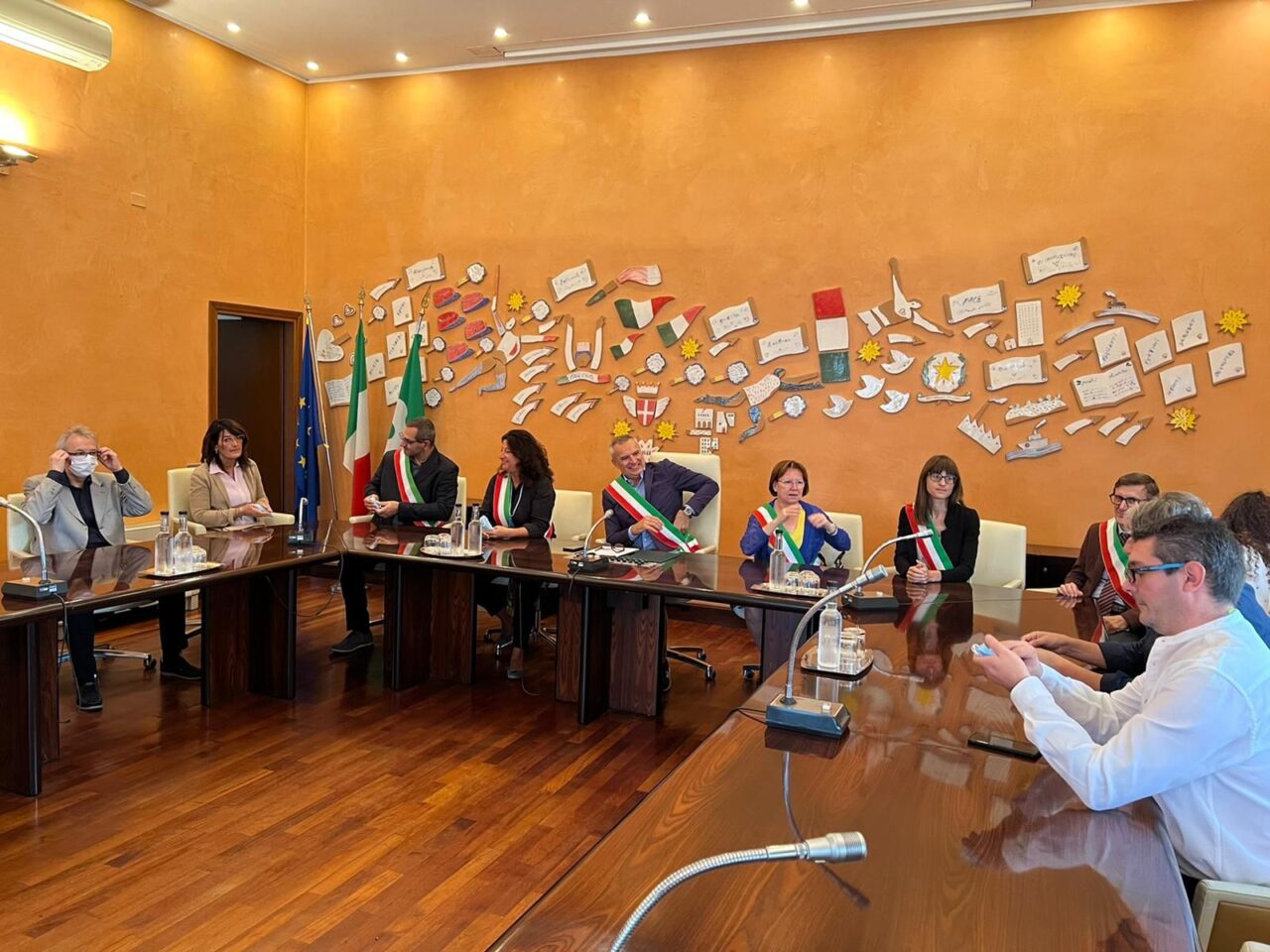 Firma protocollo valorizzazione ciclabile Tav