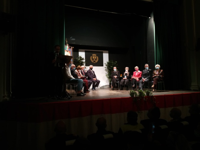Consegna benemerenze civiche: cerimonia in corso