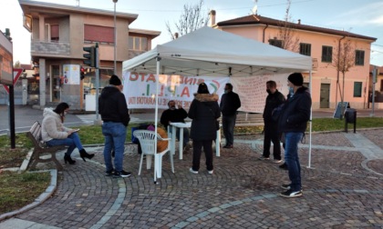 Manifestazione No Green pass a Olcella