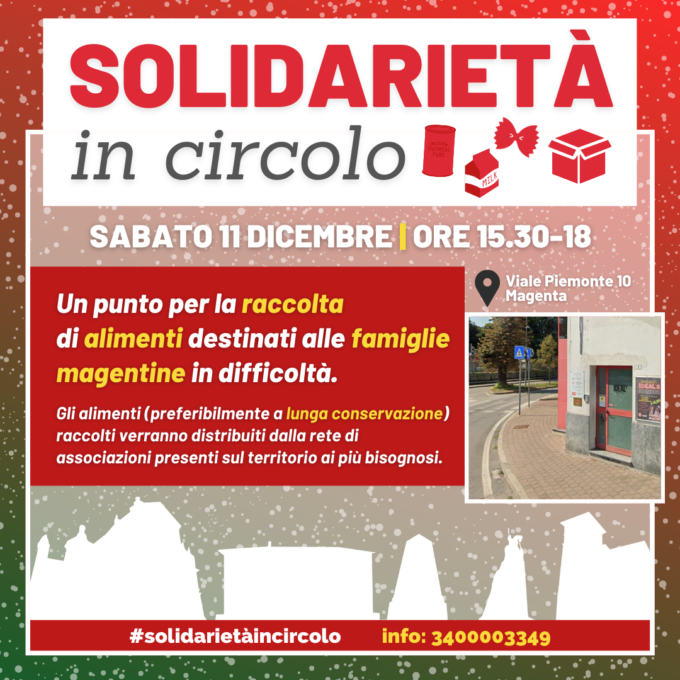 Torna Solidarietà in circolo col Pd magentino
