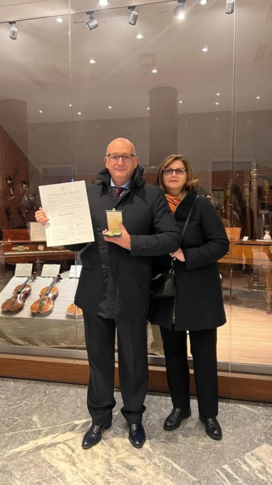 Stella al merito del lavoro a Francesco Buttazzo