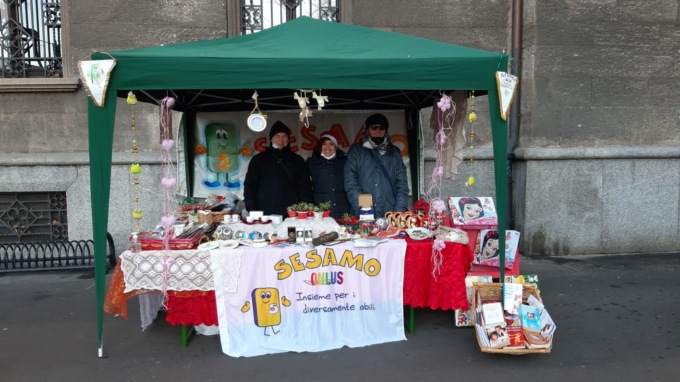L’associazione Sesamo in piazza per il Natale