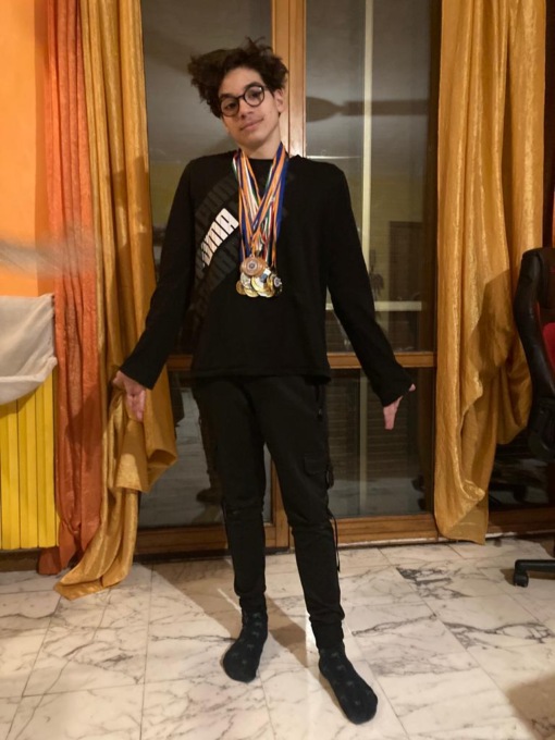 “Mamma, ho vinto due ori e li dedico a te”
