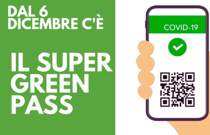 Da domani cambiano le regole, arriva il Super Green Pass
