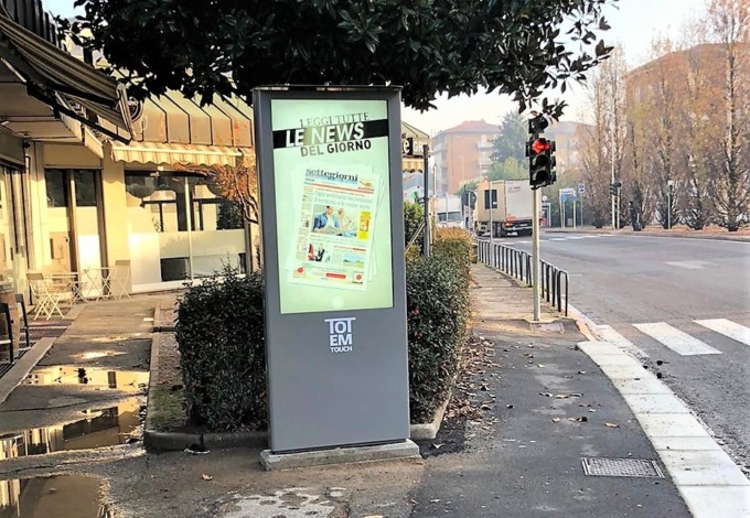 Parabiago sempre più smart city con il secondo Totem Interactive Touch