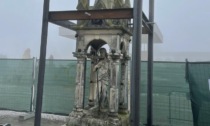 Lavori al cimitero Maggiore: rimossa la statua per il restauro