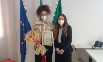 Quarto posto a Miss Italia, Francesca Mamè premiata dal sindaco 