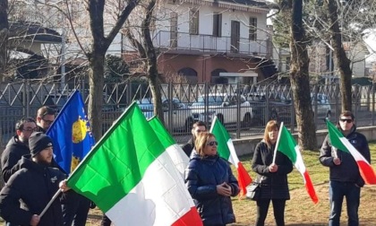 Martiri delle foibe: commemorazione al giardino di via Sardegna