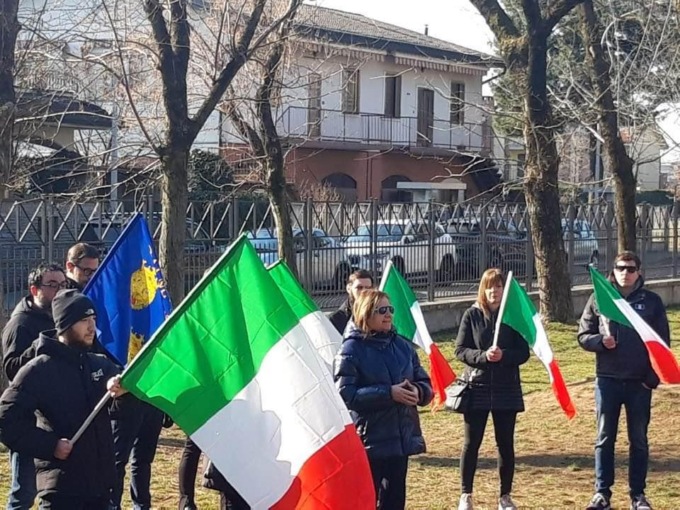 Martiri delle foibe: commemorazione al giardino di via Sardegna