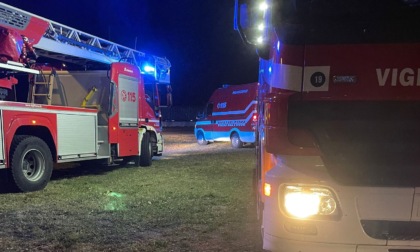 Incendio sul balcone, salvi madre e figlio