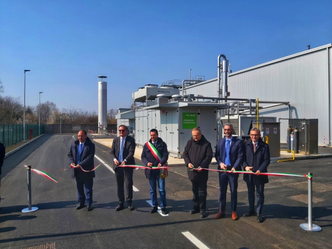 Inaugurato l'impianto per il biometano