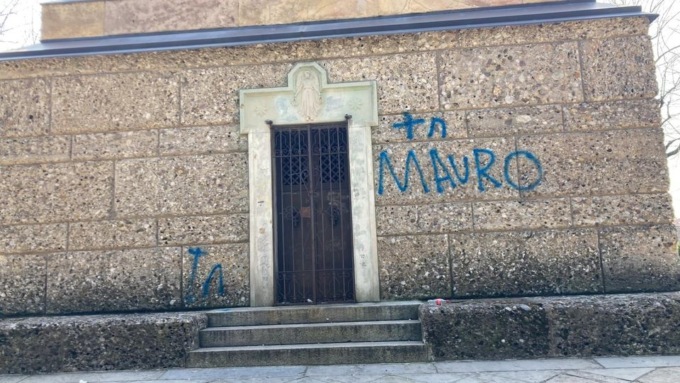 Vandalizzato l’Ossario dei Caduti della Battaglia di Magenta