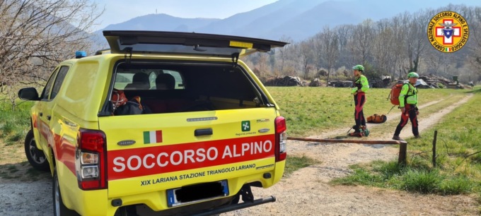Frattura della caviglia in montagna: interviene il soccorso alpino