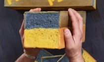 Pane giallo e blu in solidarietà al popolo ucraino