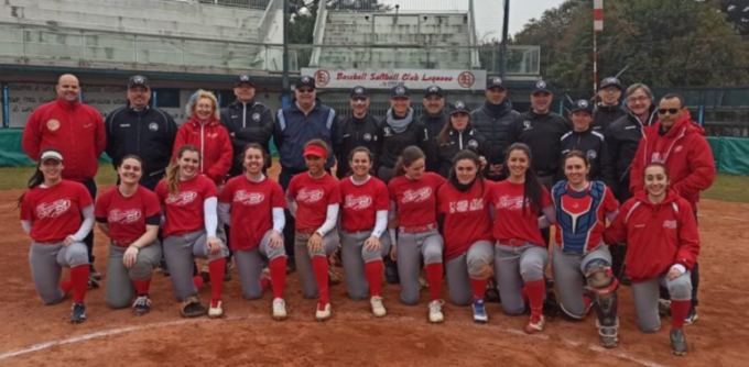 Allenamento per gli arbitri in vista dell’inizio del campionato di softball