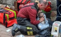 I vigili del fuoco di Rho salvano un bambino di 8 mesi