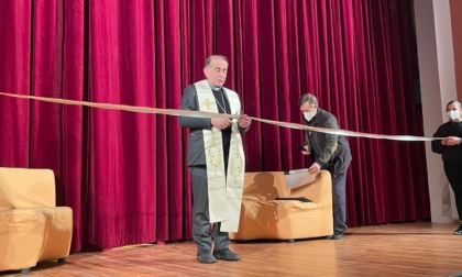 Delpini all'inaugurazione ufficiale del Cinema Teatro