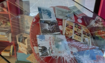 Spacca vetrine e ruba: danneggiati sette negozi
