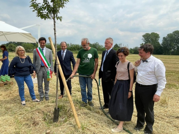 Inaugurata la nuova area verde di Lainate