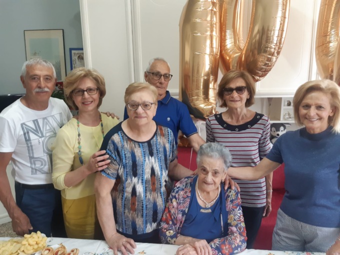 Maria Muolo, 100 candeline sulla torta